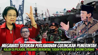 Megawati Serukan Perlawanan Gulingkan Prabowo TNIPOLRI Siaga 1 PILKADA Kalah PDIP Tuduh Dicurangi [upl. by Pressey961]