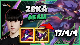 HLE Zeka Akali vs Sylas  1418 [upl. by Aisnetroh]