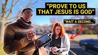 Jehovahs Witness SILENT After Seeing Jesus Is God [upl. by Chariot119]