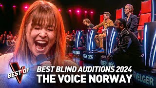 The Very Best Blind Auditions of The Voice Norway 2024 [upl. by Ityak314]