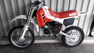 MBK FXC G2 1987 LE MOBCROSS DUSINE [upl. by Annaik350]