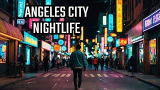 The REAL Angeles City Walking Street Nightlife 2024 [upl. by Anawad]