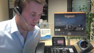 Siemens Gigaset DL500A Vorstellung amp Headset Tips [upl. by Vernor324]