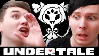 SCARY SPIDER ATTACK  Dan and Phil play Undertale 7 [upl. by Hafital]