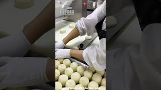 Layer Paratha Production LineFlatbread MachineRoujiamou Hamburger Bun MachineMsemen Machine潼关肉夹馍 [upl. by Jay]