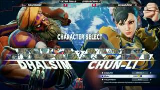 Fchamp Dhalsim vs Ludovic ChunLi  CPT NA Finals [upl. by Anihsat]