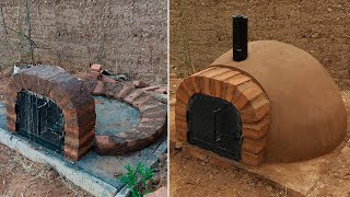 Como hacer un HORNO DE BARRO a Leña Paso A Paso  Horno de Ladrillo  Como construir un Horno Casero [upl. by Anitsyrc]