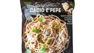 Trader Joes Spaghetti CACIO E PEPE  Review [upl. by Leibman759]