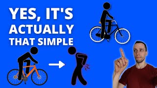 How To ACTUALLY Get Comfortable On Your Bicycle [upl. by Dnalhsa]