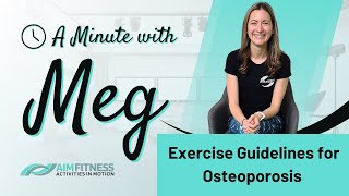 Exercise Guidelines for Osteoporosis What should I do to gain bone strength [upl. by Immij]