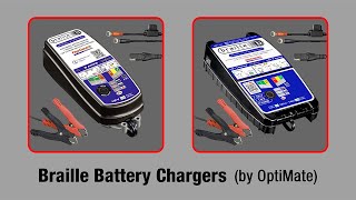 How to Use Braille Battery Chargers by OptiMate [upl. by Ahsital]