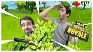 NOUVEAU MODE  ON EST DES BUISSONS   Fortnite Battle Royale [upl. by Ahsienak]