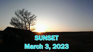 Sunsets WKen  SHORT FRIDAY Sunset Time Lapse  030323 [upl. by Corny552]