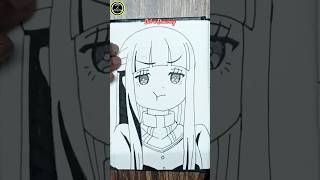 How to draw anime girl Pouting face🤢 fern pouting frieren drawinganime animegirl [upl. by Nediarb]