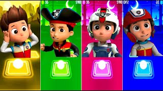 Paw Patrol 🤩 Team Ryder🏃 Ryder 🆚 Ryder 🆚 Ryder 🆚 Ryder 🎶Tiles Hop EDM Rush [upl. by Xaviera804]