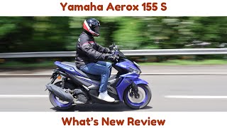 2024 Yamaha Aerox 155 Version S Review [upl. by Akilak]