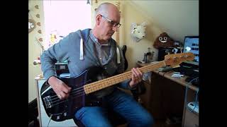 The Stranglers Dagenham Dave Bass Cover [upl. by Ellicul]