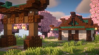 How To Build A Japanese House In Minecraft [upl. by Esirrehc]