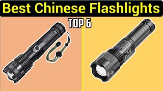 ✅Best Flashlights Review in 2023  Top 6 Chinese Flashlights on AliExpress [upl. by Helli]