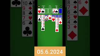 0562024 Mobilityware Solitaire Daily Challenge [upl. by Henderson637]