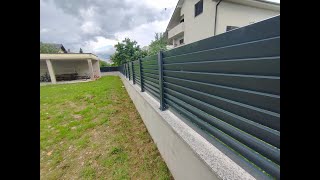 Aluminijska ograda Aluminum fence [upl. by Bushore]