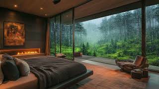 Soft Rainfall Turns Your Bedroom Into a Peaceful Haven [upl. by Drofnelg29]