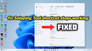 FIXED Snipping Tool shortcut stops working in Windows 1011 [upl. by Kerns]