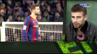 Entrevista a Gerard Piqué en Barça Tv 20022011 [upl. by Anileme]