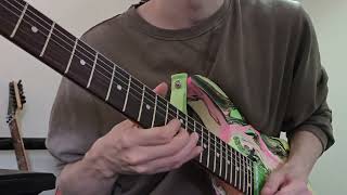 Trying out a Dimarzio Evolution 7 String Bridge in an Ibanez 7620 [upl. by Aikcin]