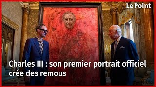 Charles III  son premier portrait officiel crée des remous [upl. by Amliv625]