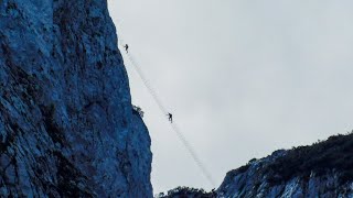 viaferrata Intersport  Donnerkogel Austria Sky Ladder [upl. by Oidivo]