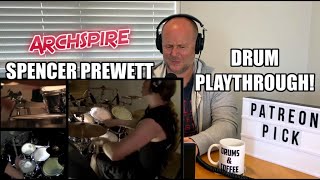 Drum Teacher Reacts Archspires SPENCER PREWETT  Drum Playthrough Lucid  2020 Reaction [upl. by Meredeth]