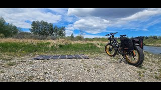 How many extra miles can I get from 1hr charging from a 300W Solar Blanket amp Genasun controller [upl. by Jonathon]