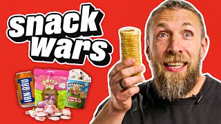 AEW Star Bryan Danielson Rates British And American Food  Snack Wars [upl. by Ignacia]