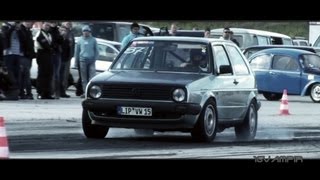 16Vampir VW Golf 2 4Motion 1013HP Best Of 2012 [upl. by Mayram]