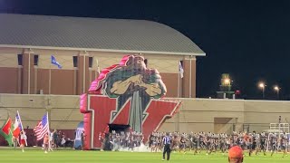 The Woodlands Highlanders Entering Field And Fight Song First Game 2023 [upl. by Trimble]