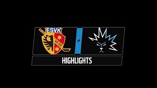 DEL2 Highlights 21 Spieltag  ESV Kaufbeuren vs Dresdner Eislöwen [upl. by Akinirt]