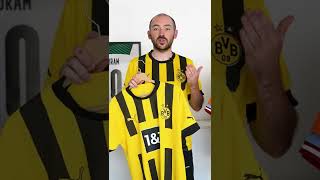 Le nouveau maillot du Borussia Dortmund 20222023 [upl. by Hsreh]