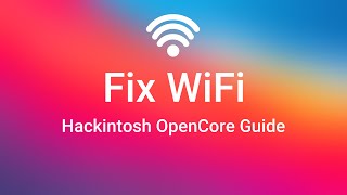 Fix WiFi After installation Hackintosh  Hackintosh POST installation Fixing  OpenCore Guide [upl. by Etteneg]