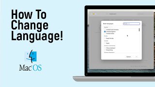 How to change language in macbook easy [upl. by Chapin302]