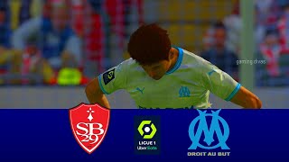 Brest vs Marseille Résumé et Buts  Ligue 1 202425 [upl. by Seadon]