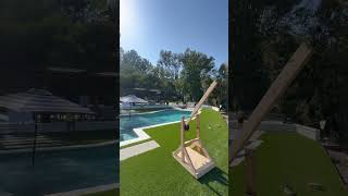 Backyard Trebuchet Build trebuchet [upl. by Sinnod]