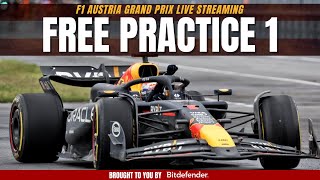 F1 AUSTRIAN GP FREE PRACTICE 1 LIVE  Formula 1 Austria GP FP1 Live Commentary  Watchalong [upl. by Cullie]