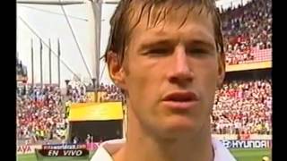 2002 World Cup  USA National Anthem v Mexico [upl. by Olwen42]