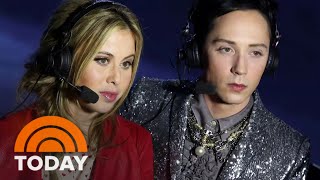 Johnny Weir Tara Lipinski Bringing Out Their Best Winter Fashion For The Olympics [upl. by Lolita]