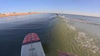 Fun little Dredgers last of Kirk POV Longboard Surfing Croatan Virginia Beach 10122024 Takayama [upl. by Eelirol]