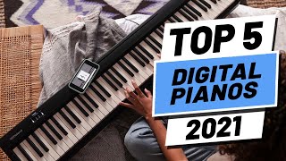 Top 5 BEST Digital Pianos of 2021 [upl. by Ddot839]