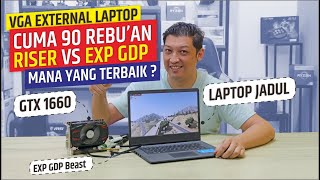 285 EXTERNAL VGAGPU UNTUK LAPTOP cuma 90 ribu an  RISER MINI PCIE vs EXP GDC BEAST 85 [upl. by Arodoet711]