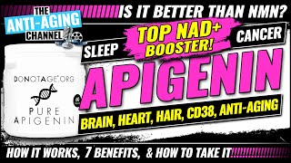 APIGENIN  NMN amp NR Beater  NAD Booster  CD38 Inhibitor  AntiAging Life Extension Supplement [upl. by Kado]