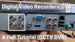 A full tutorial on AHD CCTV DVR covering all the connection ports on the AHD CCTV DVR [upl. by Ahsemit]